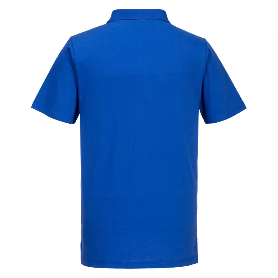 Portwest L210RBR, Lightweight Jersey Polo Shirt, Royal Blue, image 2, gallery thumbnail
