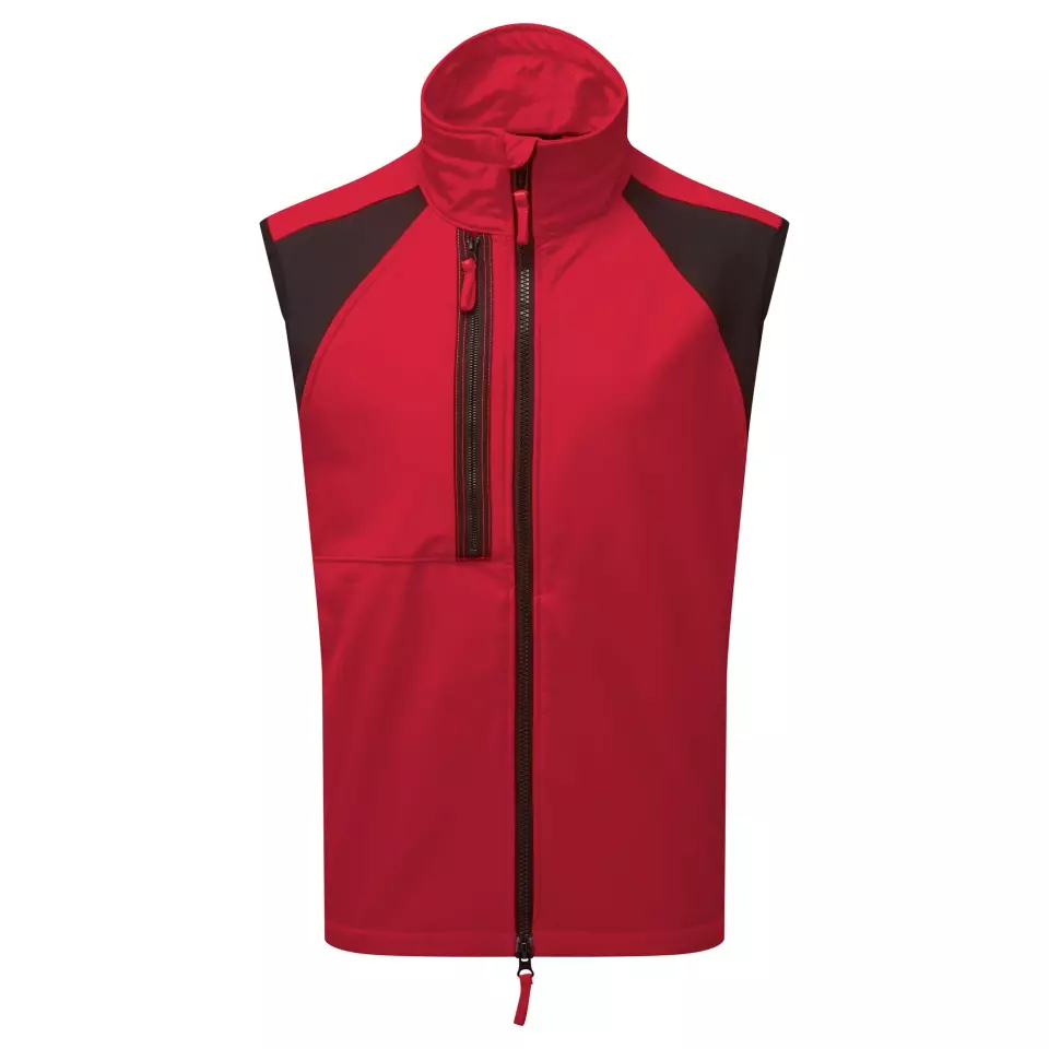 Portwest CD876DRR, WX2 Eco Softshell Bodywarmer (2L), Deep Red, image 1, gallery thumbnail