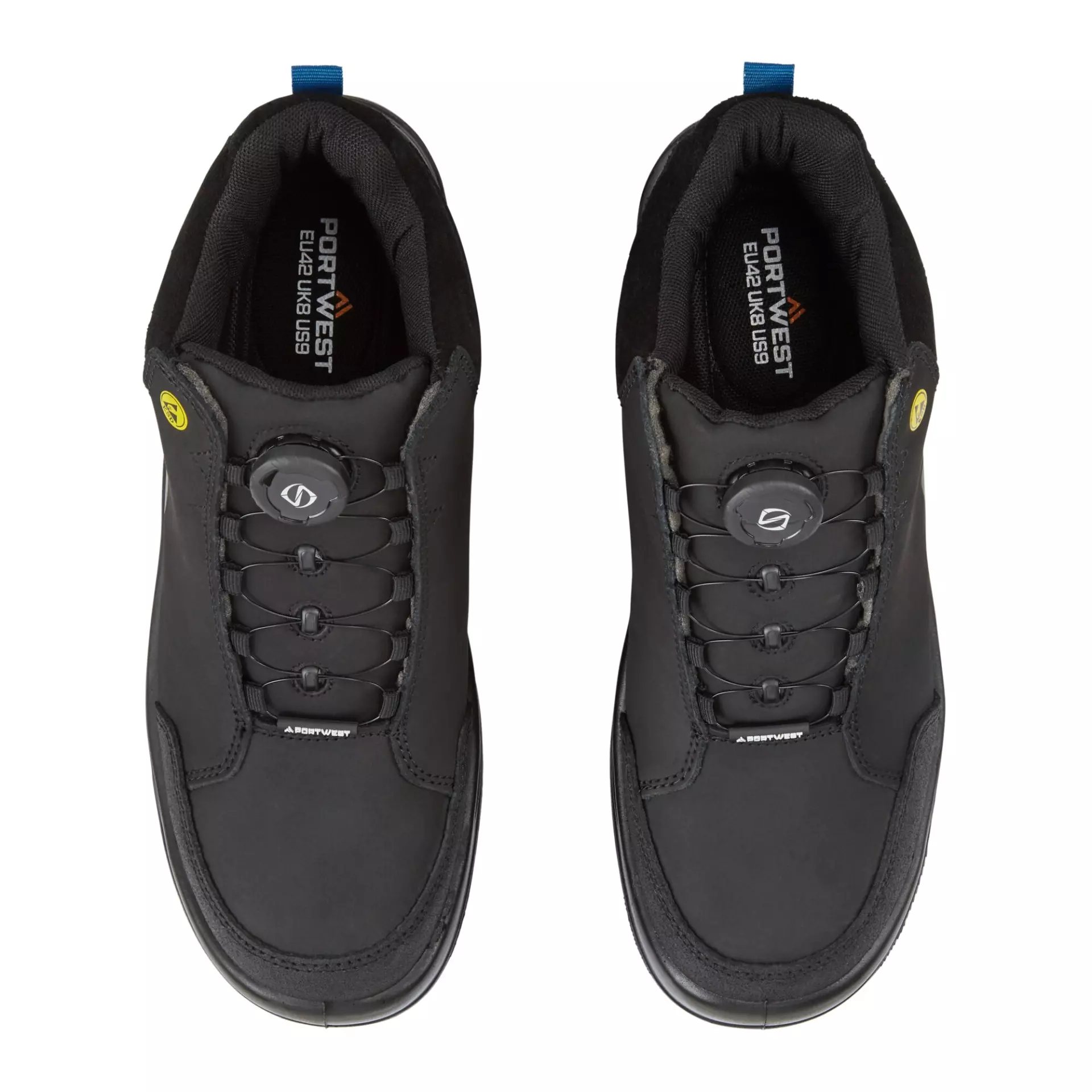 Portwest FE02BKB, Ridge Composite Mid Boot S3S ESD SR FO, Black/Blue, image 3