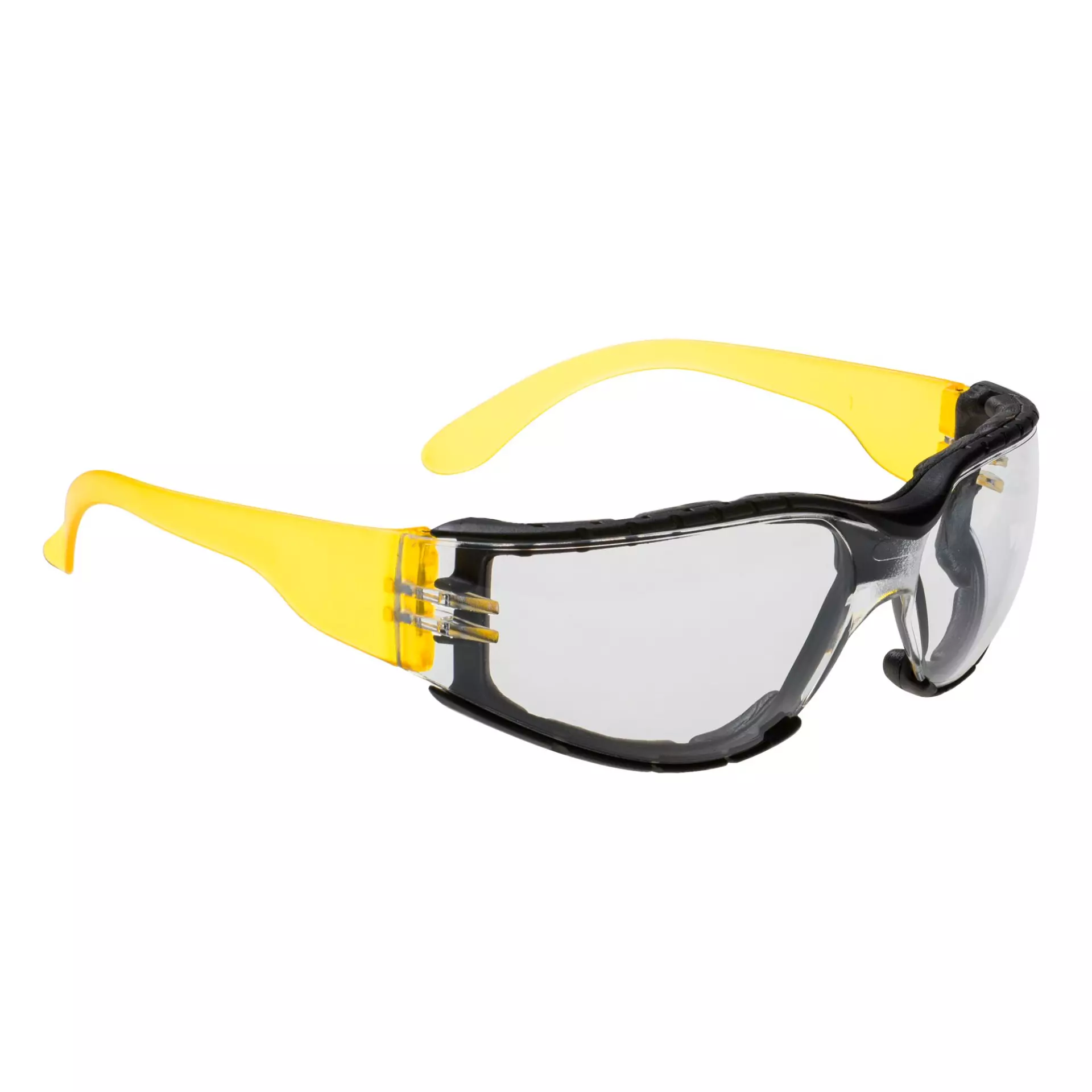 Portwest PS32CLR, Wrap Around Plus Safety Glasses, Transparent, image 1