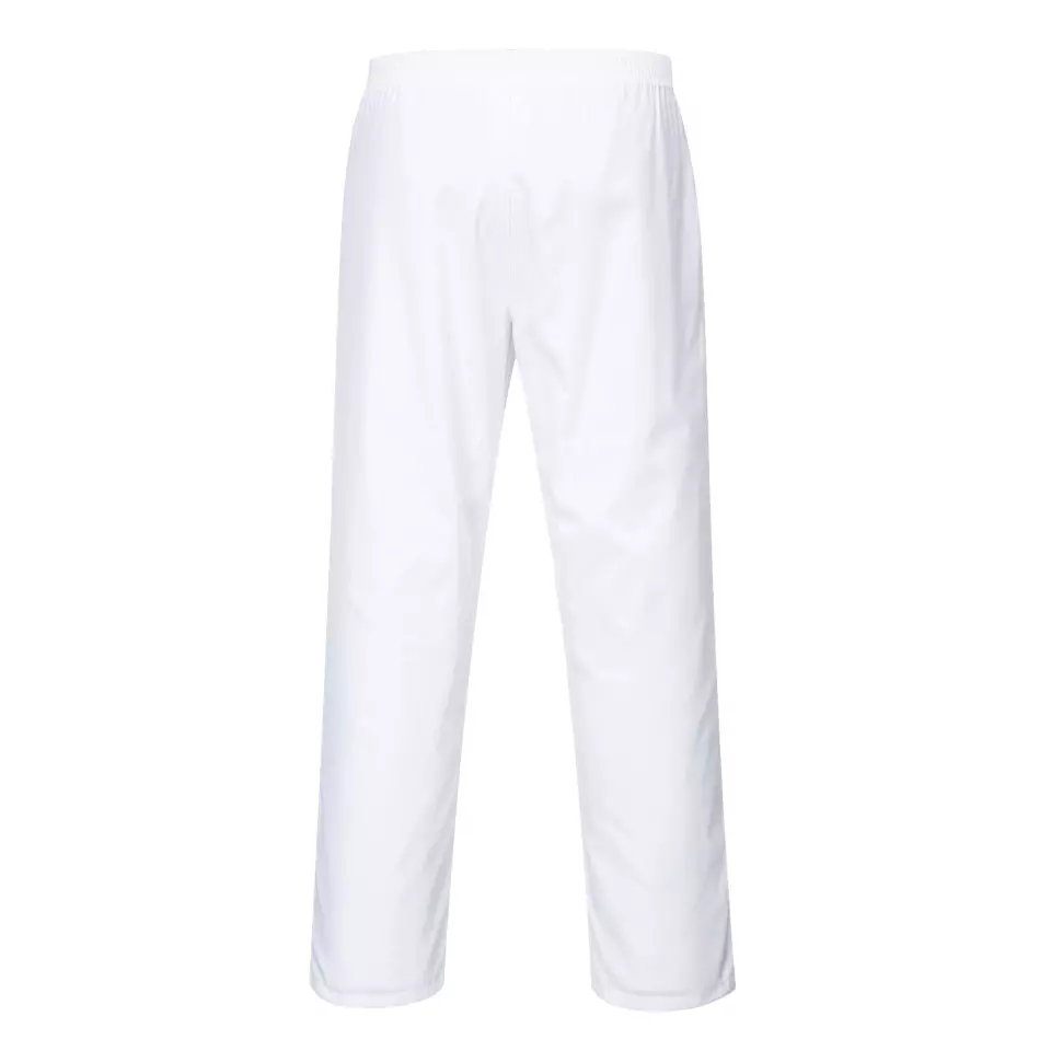 Portwest 2208WHR, Bakers Trousers, White, image 2, gallery thumbnail