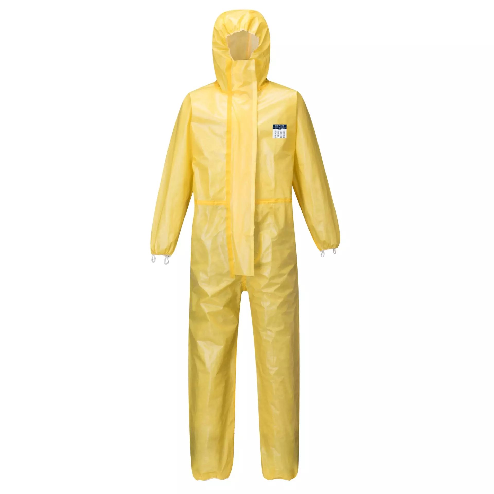 Portwest ST70YER, BizTex Microporous Coverall Type 3/4/5/6, Yellow, image 2