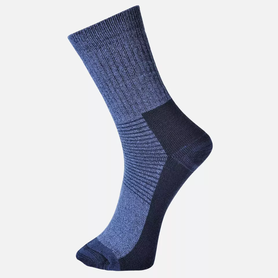 Portwest SK11BLU, Thermal Sock, Blue, image 1, gallery thumbnail