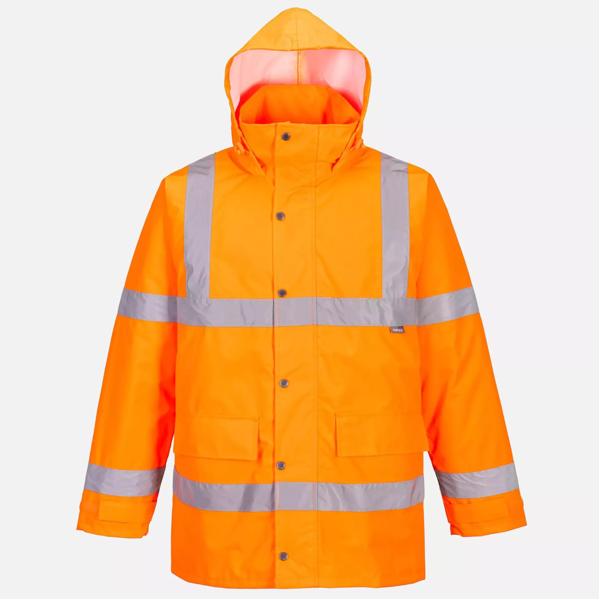 Portwest S460ORR, Hi-Vis Winter Traffic Jacket, Orange, image 1