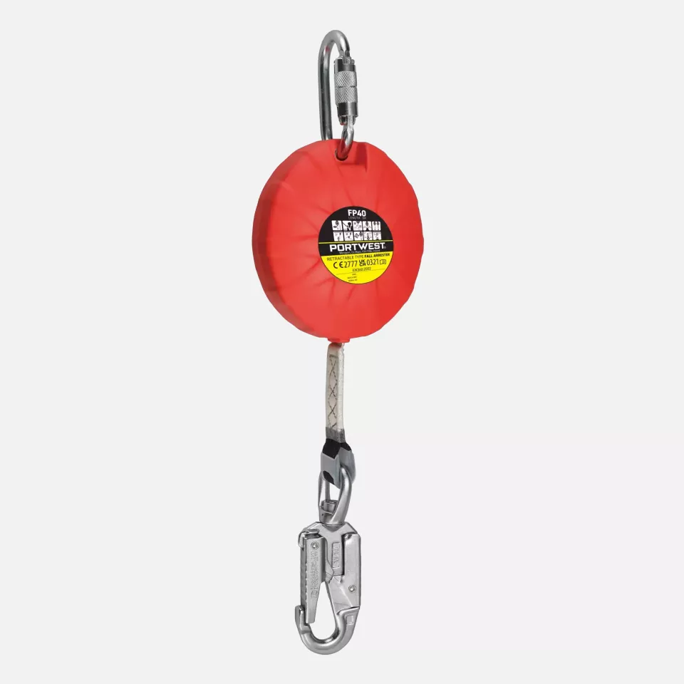 Portwest FP40ORR, Web 3m Fall Arrest Block, Orange, image 1, gallery thumbnail