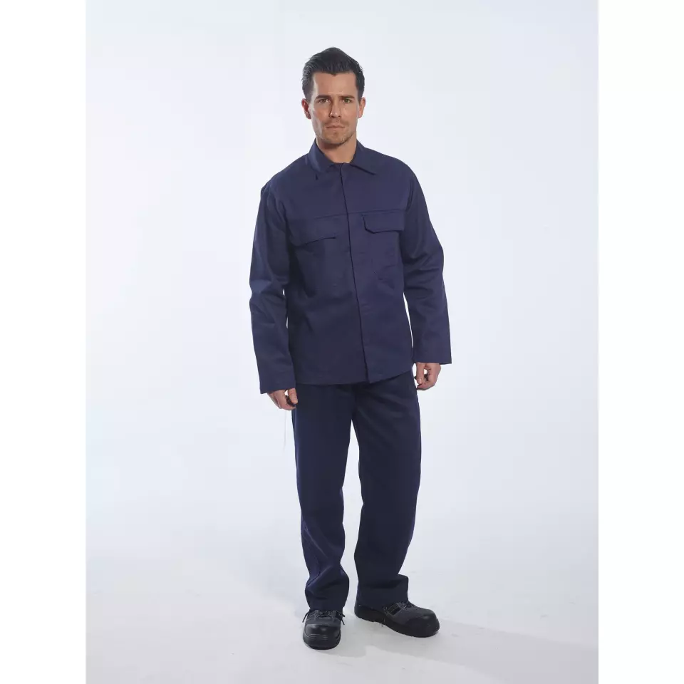 Portwest BIZ2NAR, Bizweld FR Jacket, Navy, image 3, gallery thumbnail