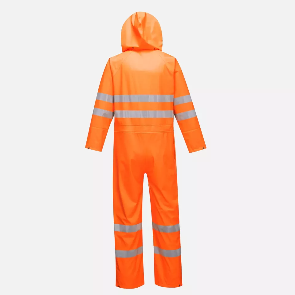 Portwest S495ORR, Sealtex Ultra Hi-Vis Rain Coverall, Orange, image 2, gallery thumbnail