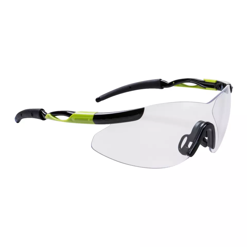 Portwest PS07CLR, Saint Louis Safety Glasses, Clear, image 1, gallery thumbnail
