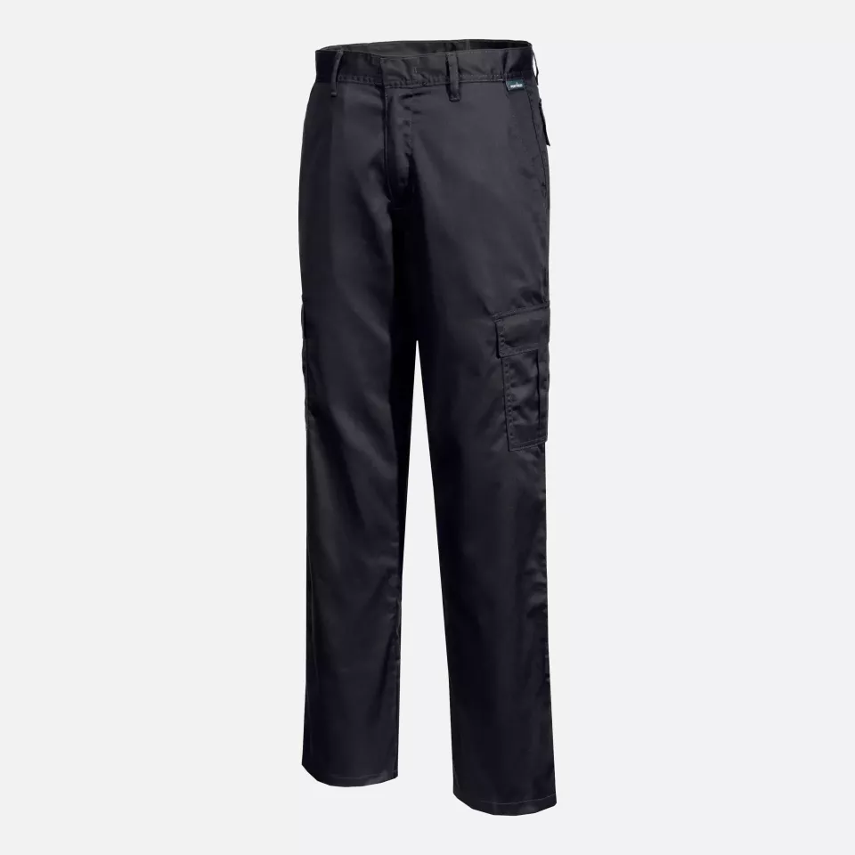 Portwest L701BKR, Lightweight Combat Trousers, Black, image 3, gallery thumbnail