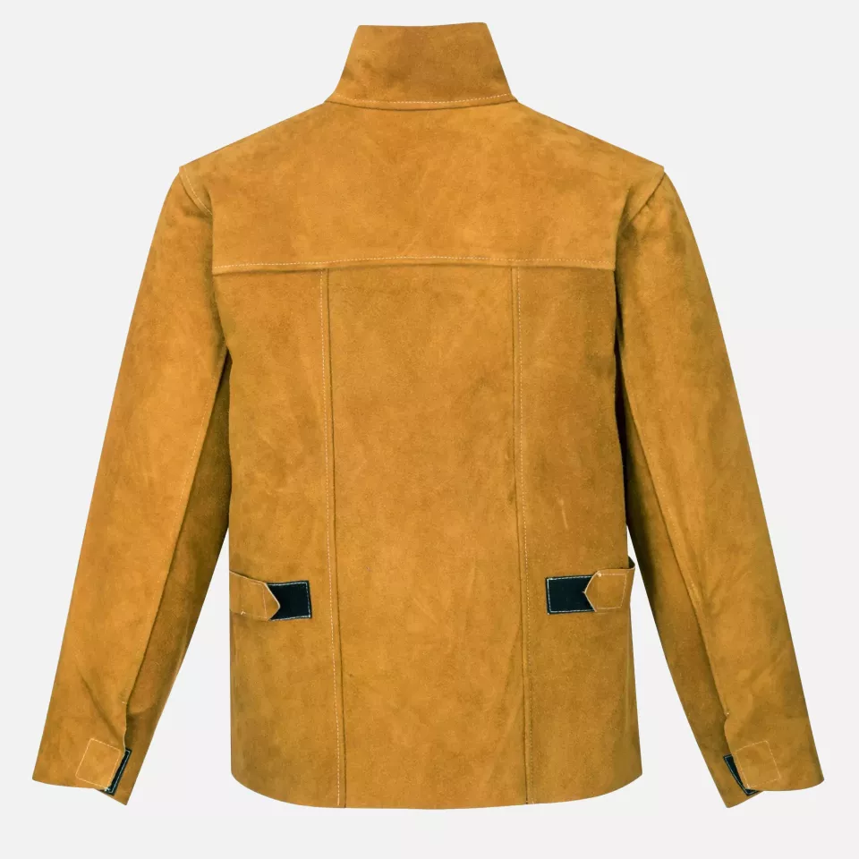 Portwest SW34TAR, FR Leather Welding Jacket, Tan, image 2, gallery thumbnail