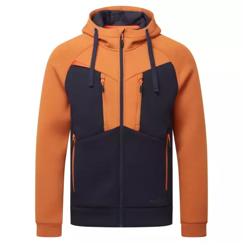 Portwest DX4 Zipped Hoodie, Rust