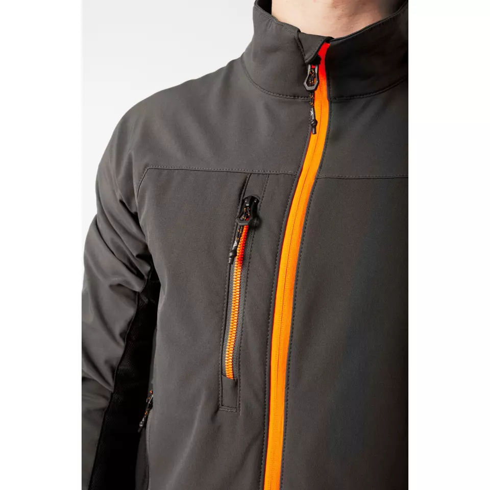 Portwest EV475MGR, EV4 Stretch Work Jacket, Metal Grey, image 7, gallery thumbnail