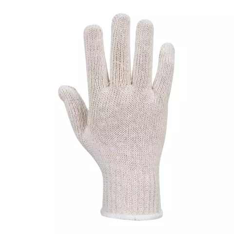 Portwest String Knit Liner Glove, White
