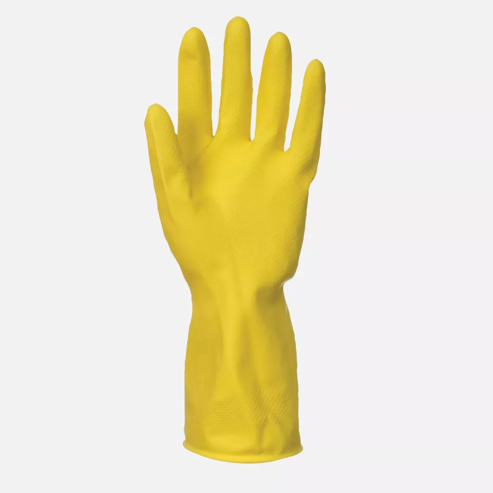 Portwest A800YER, Haushalts-Latexhandschuhe, Gelb, image 2, gallery thumbnail
