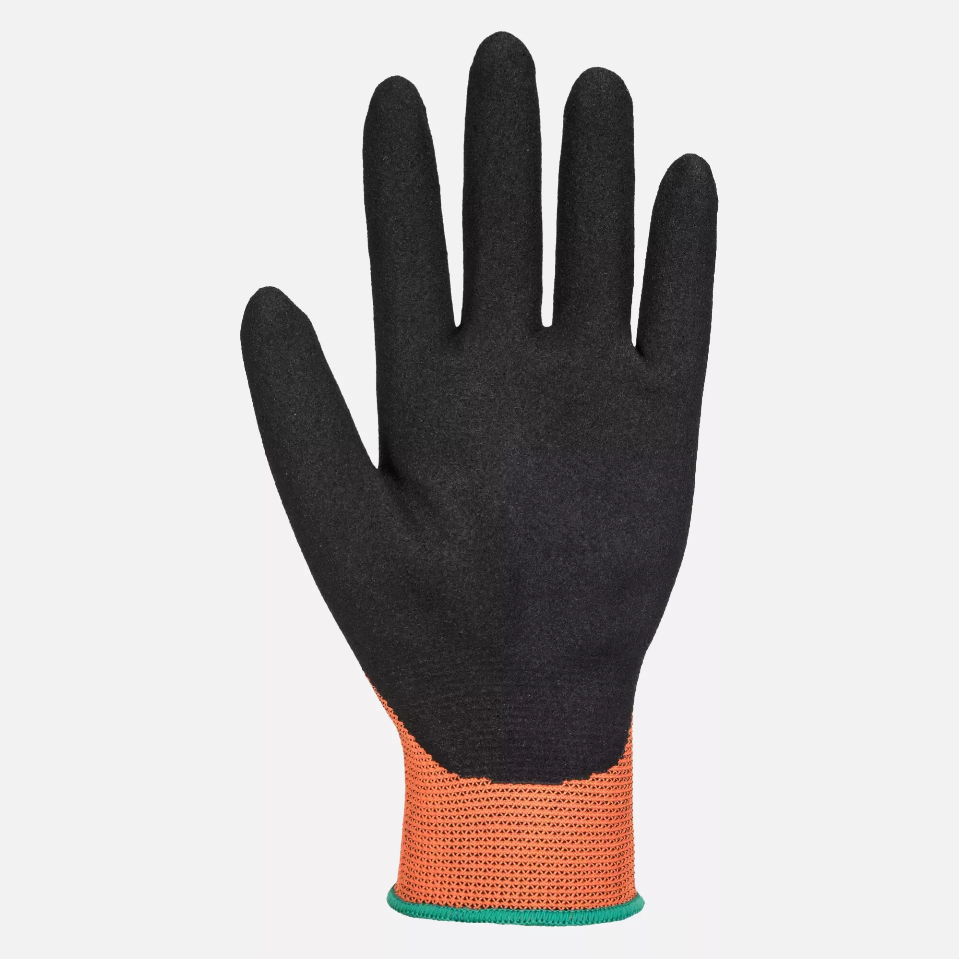 Portwest A335O8R, Dermi-Grip NPR15 Nitrile Sandy Glove, Orange/Black, image 2
