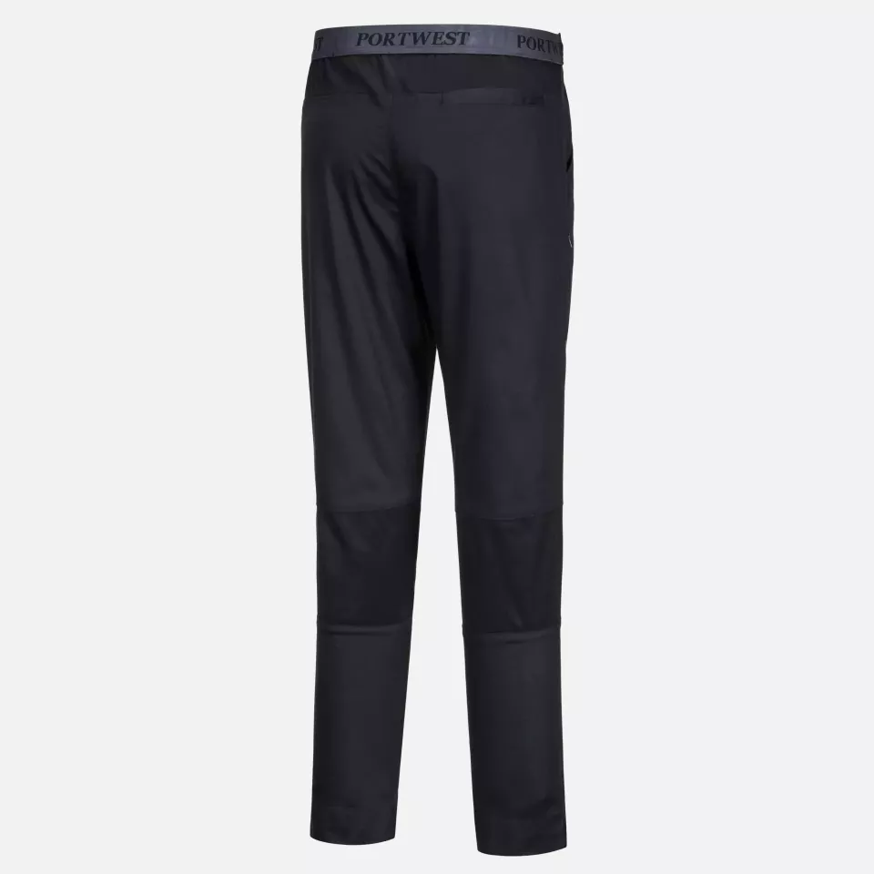 Portwest C072BKR, Chef's MeshAir Pro Surrey Trousers, Black, image 3, gallery thumbnail