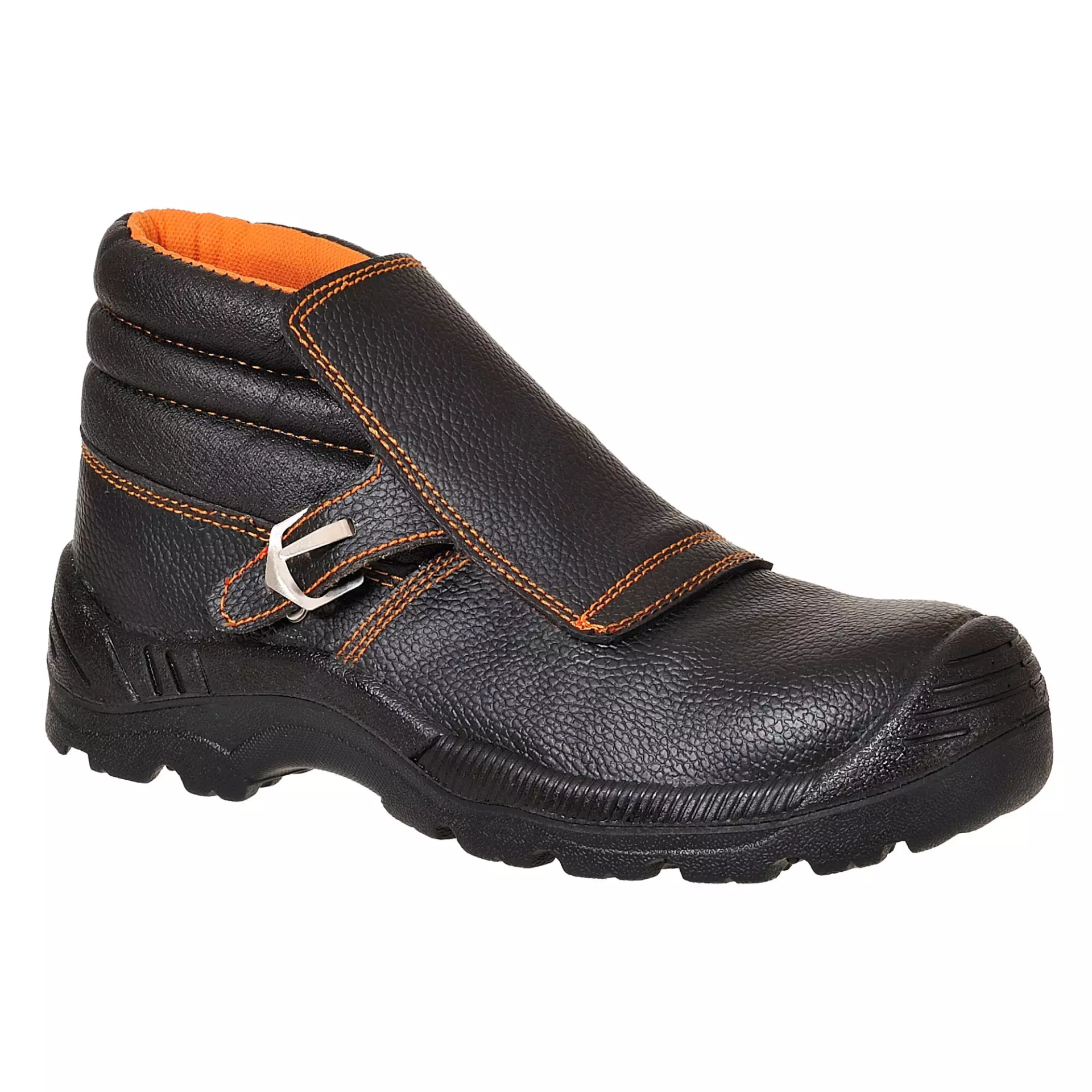 Portwest FW07BKR, Composite Action Leather Welders Boot S3L HRO SR, Black, image 1