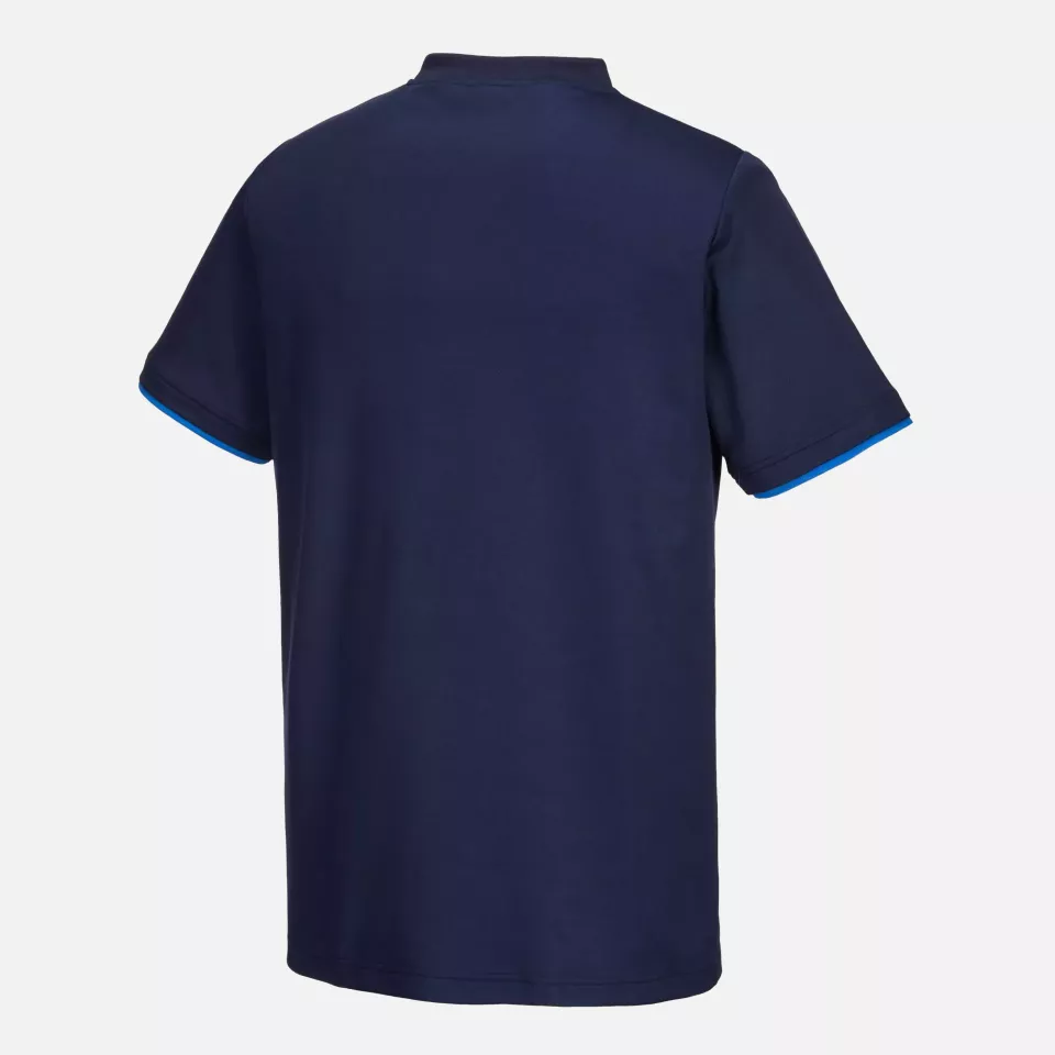 Portwest PW211NRR, PW2 Cotton Comfort T-Shirt S/S, Navy/Royal, image 3, gallery thumbnail