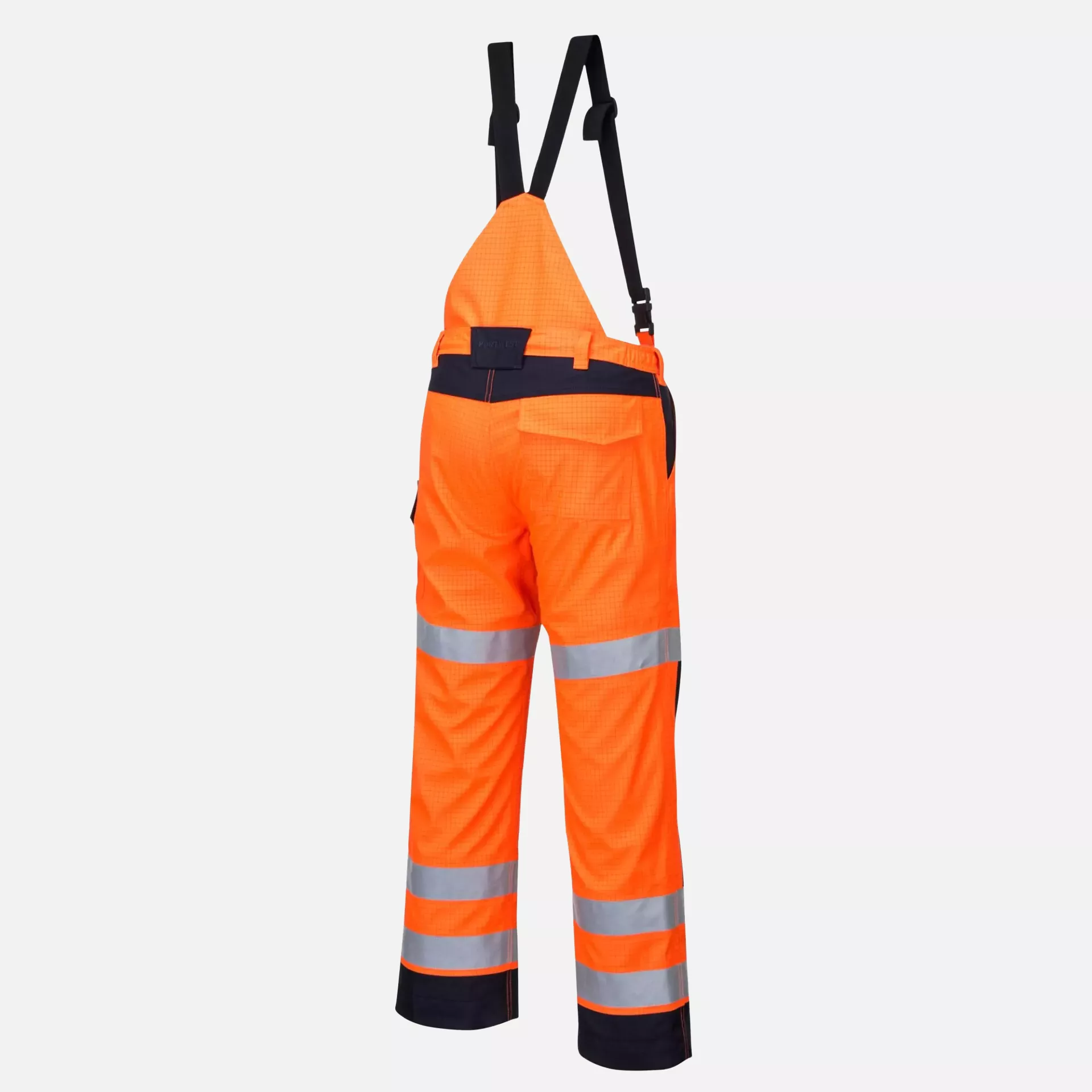 Portwest MV71ONR, Modaflame Rain Multi Norm Arc Trousers, Orange/Navy, image 3