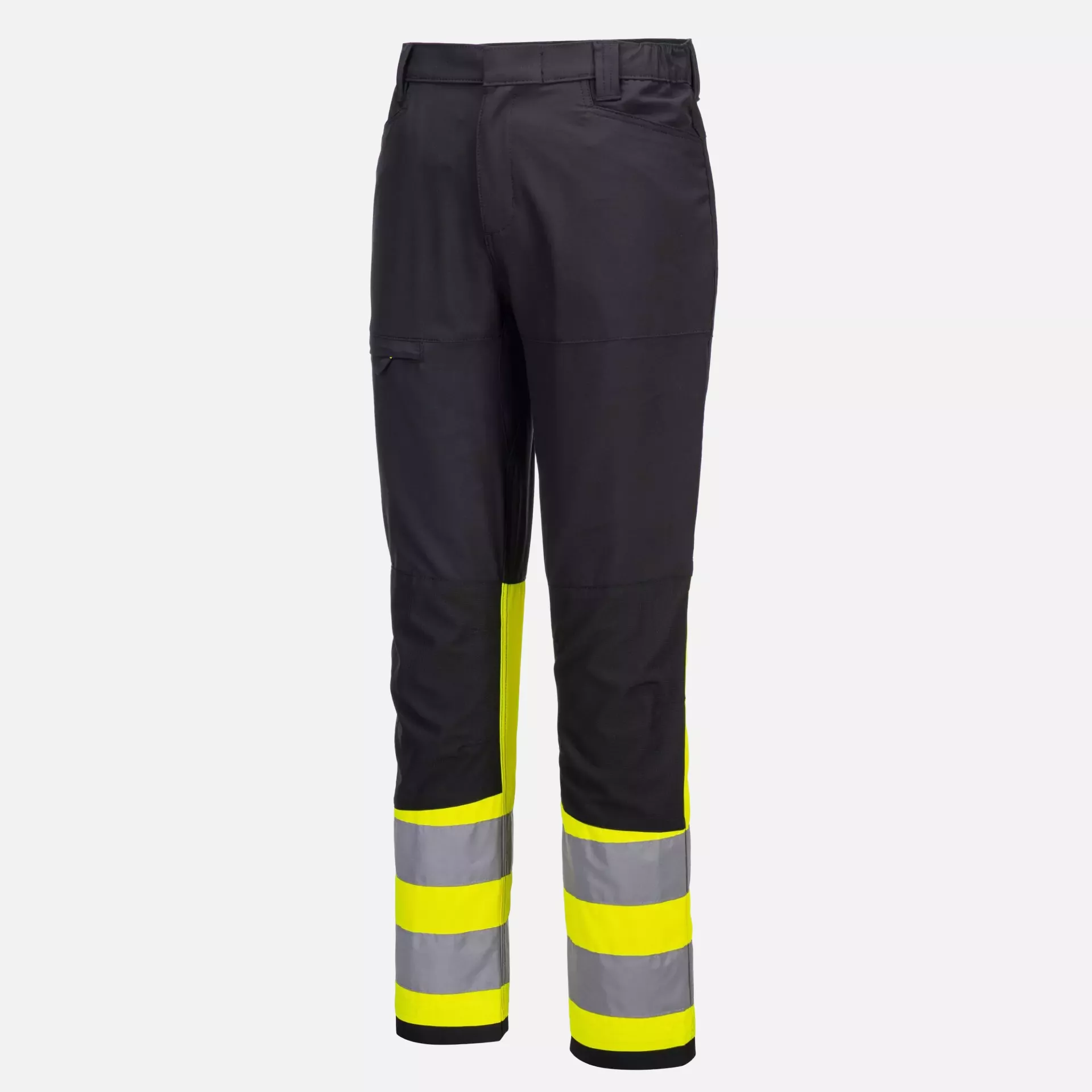 Portwest CD888YBR, WX2 Eco Hi-Vis Class 1 Service Trousers, Yellow/Black, image 4
