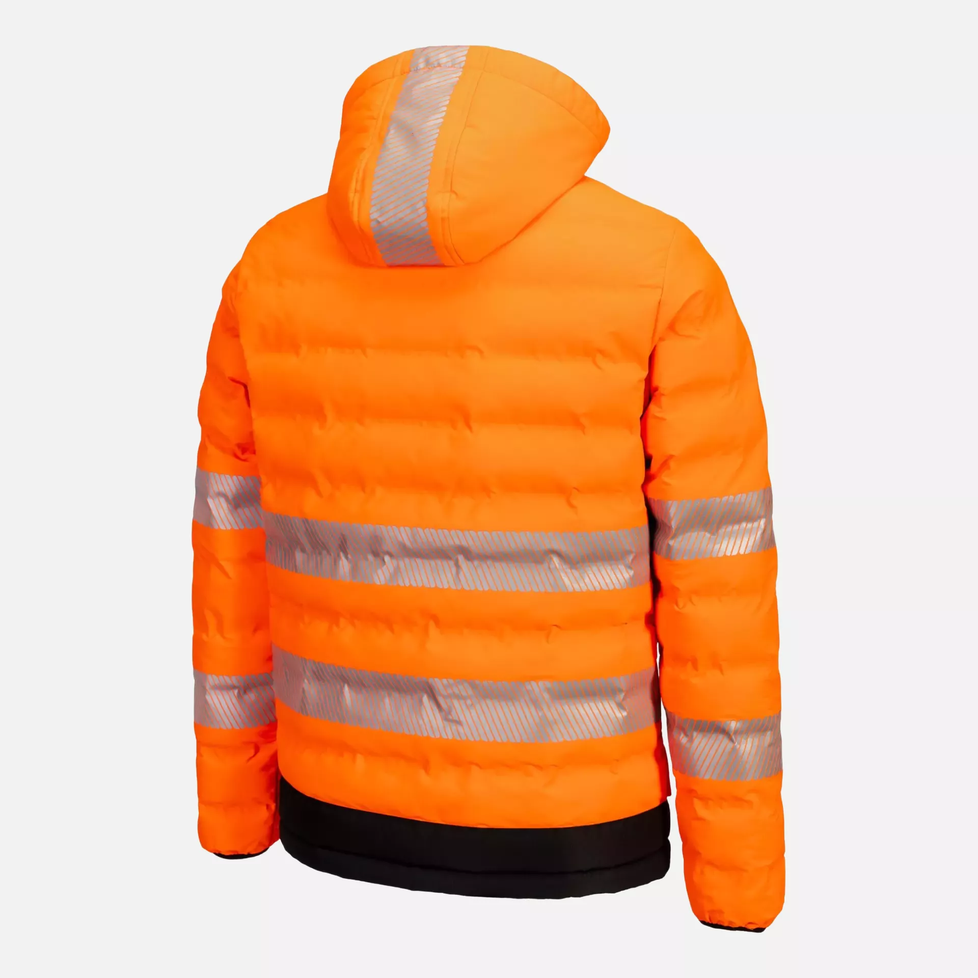 Portwest S548OBR, Hi-Vis Ultrasonic Heated Tunnel Jacket, Orange/Black, image 6