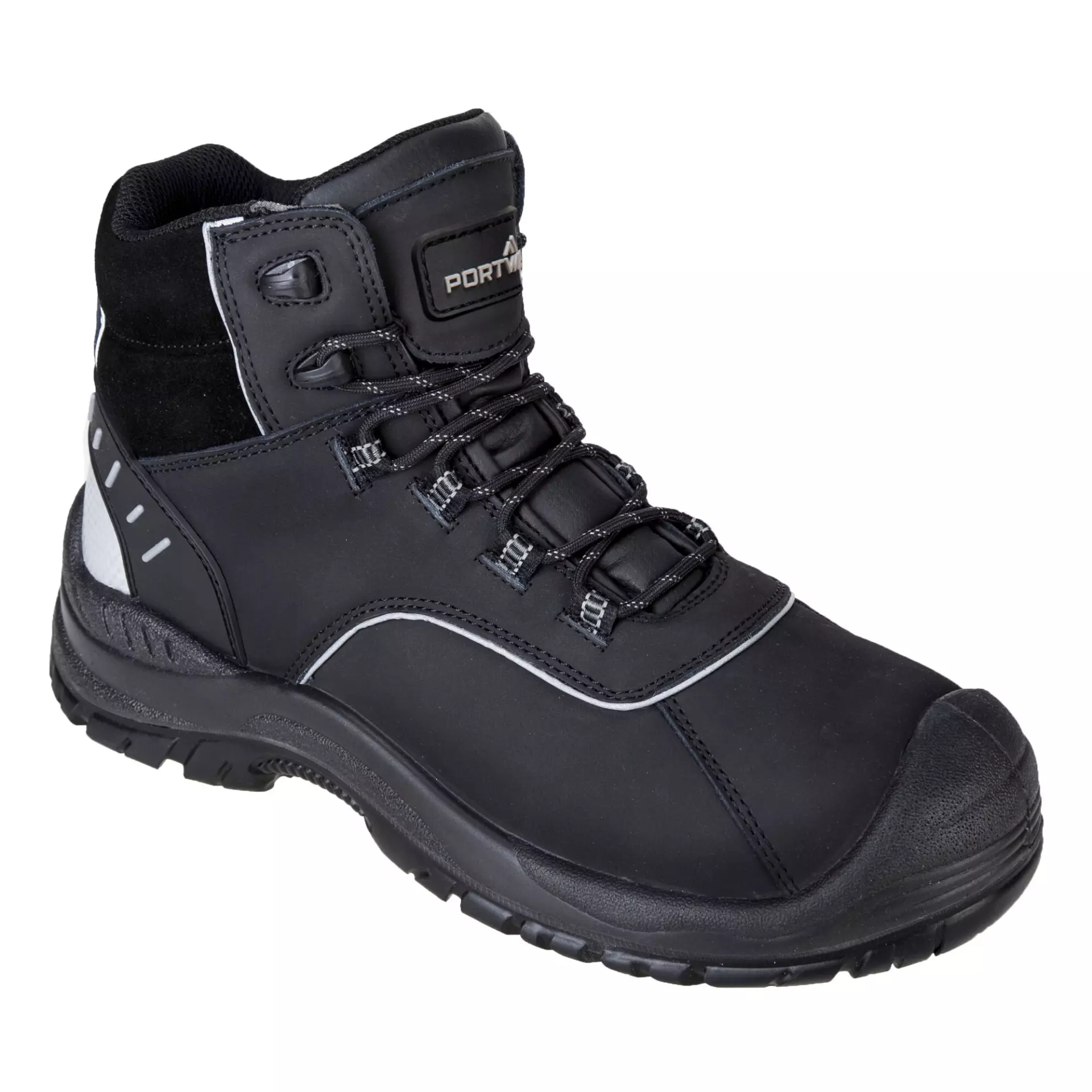 Portwest FC58BKR, Composite Action Leather Ankle Boot S3L FO SR, Black, image 2