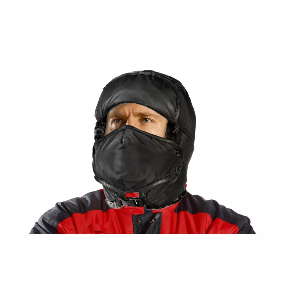 Portwest HA13BKR, Winter Trapper Cap, Black, image 3, gallery thumbnail