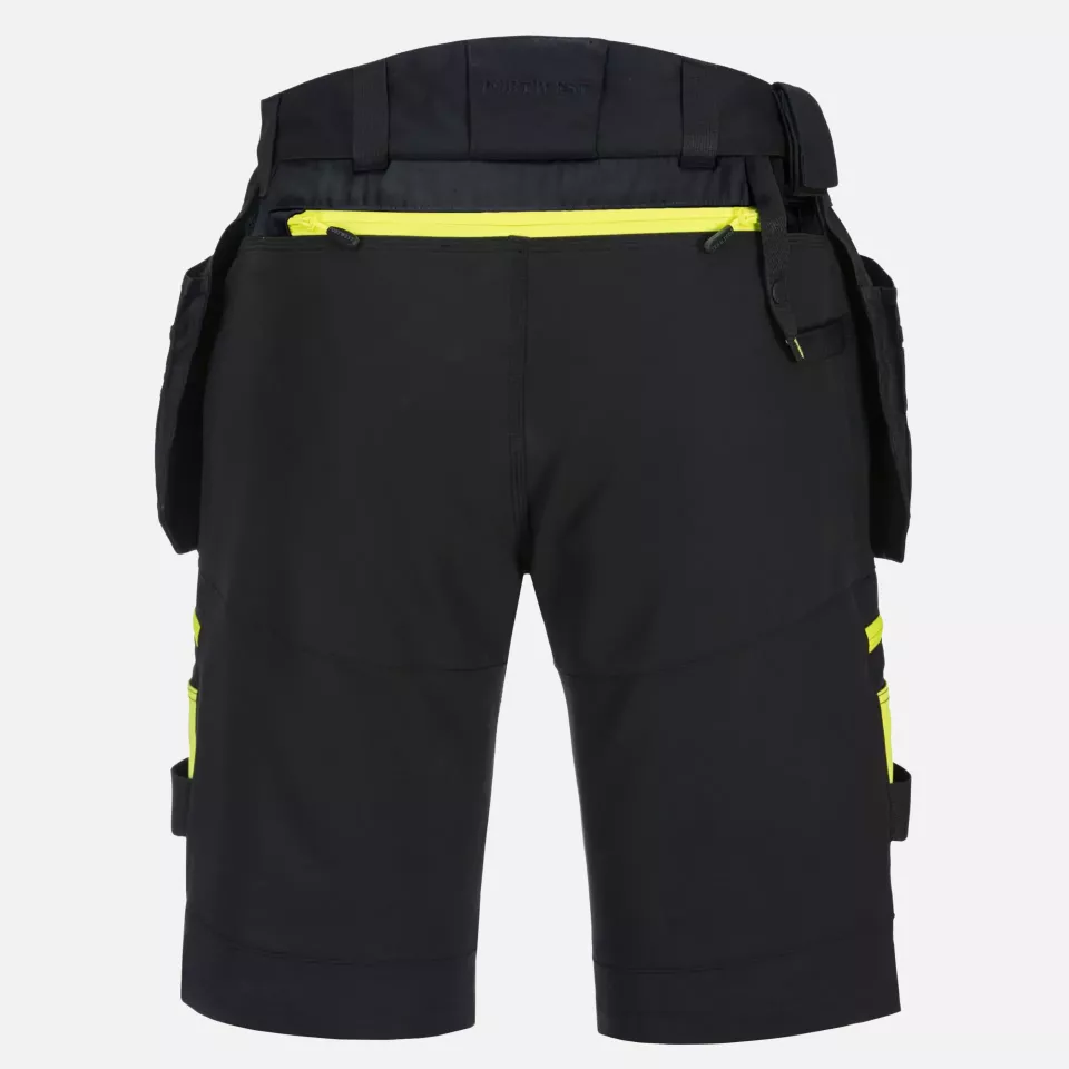 Portwest DX444BKR, DX4 Shorts mit abnehmbaren Holstertaschen, Schwarz, image 2, gallery thumbnail