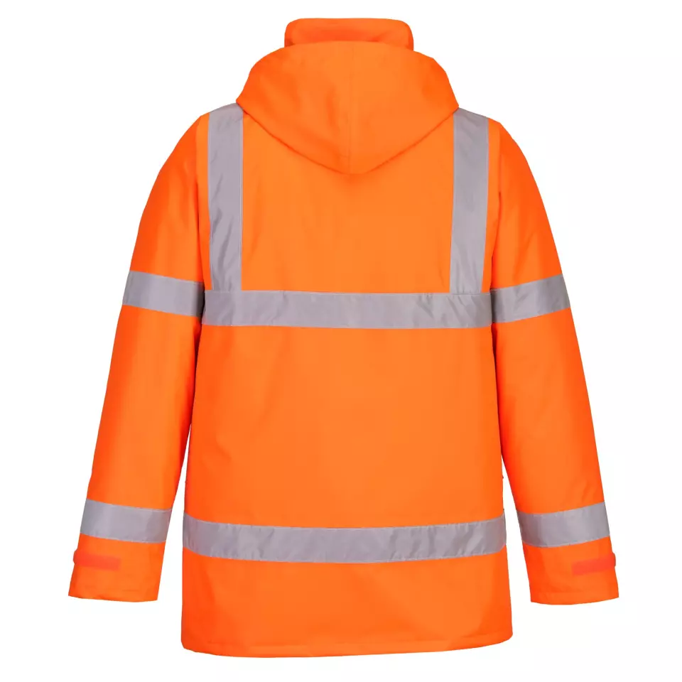 Portwest S460ORR, Hi-Vis Winter Traffic Jacket, Orange, image 2, gallery thumbnail