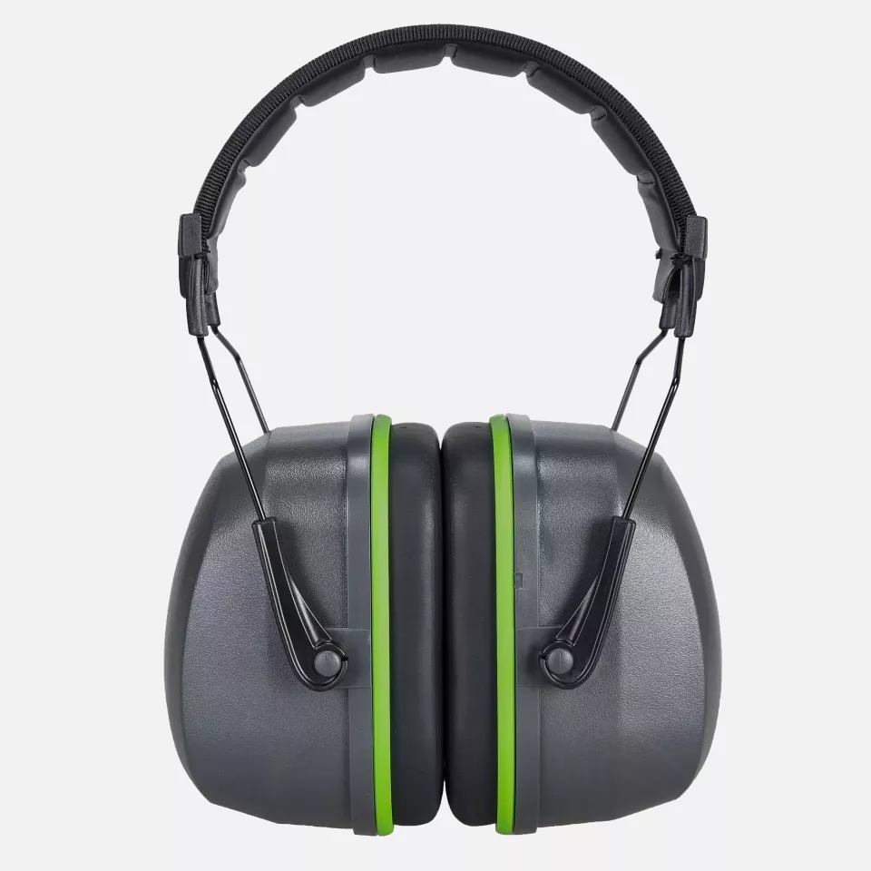 Portwest PS46GRR, Premium Ear Defenders, Grey, image 1, gallery thumbnail