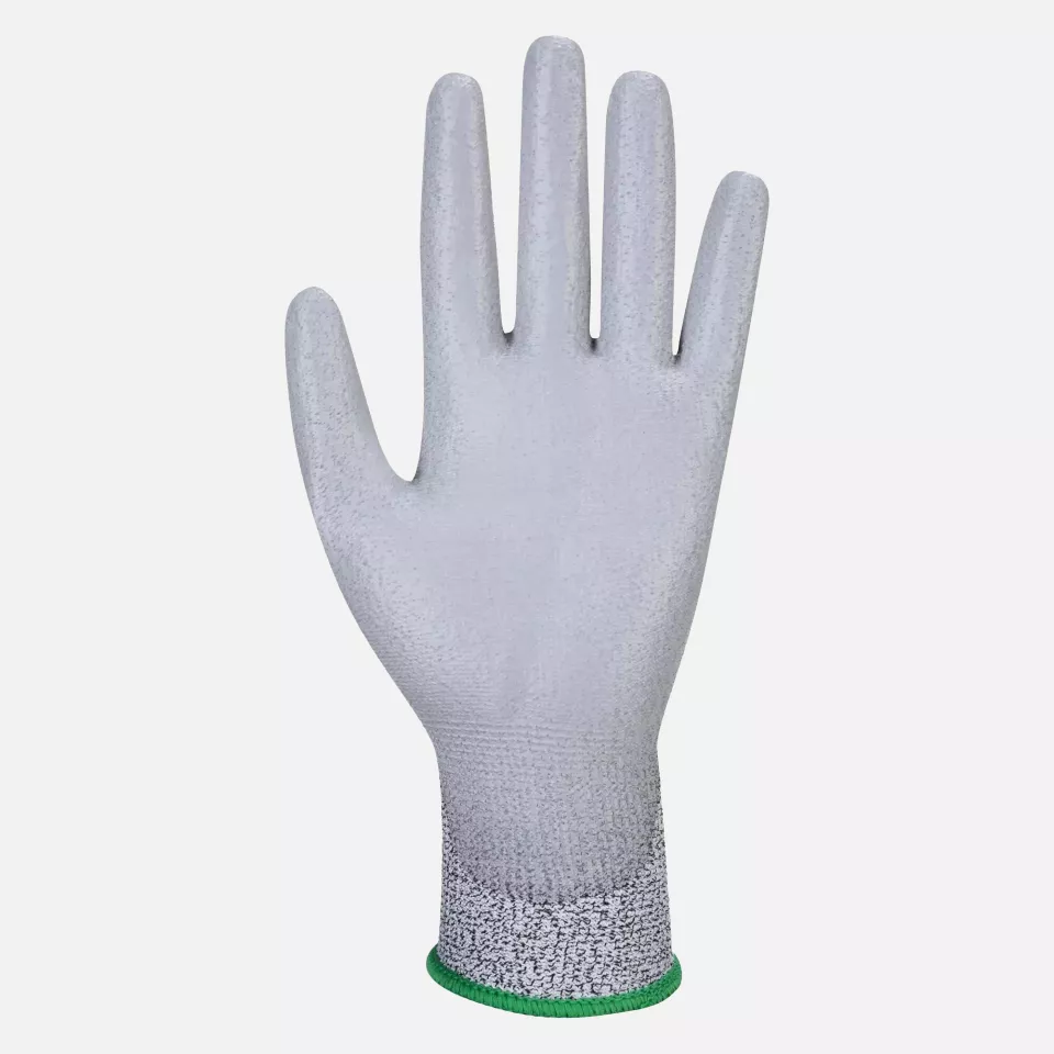 Portwest VA620G7R, Vending LR Cut PU Palm Glove, Grey, image 2, gallery thumbnail