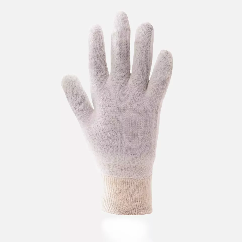 Portwest A050BER, Stockinette Knitwrist Glove, Size XL, Beige, image 2, gallery thumbnail