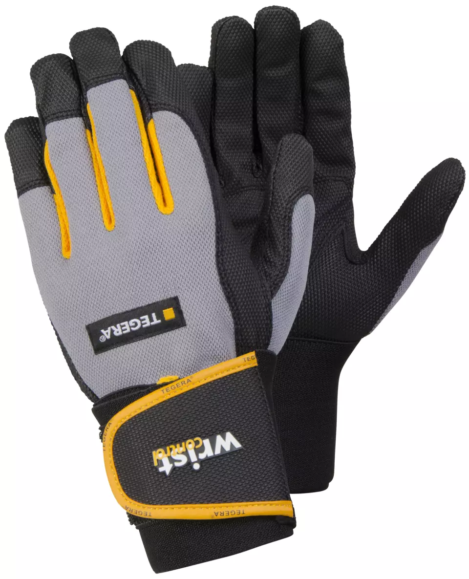 Glove Features · Reinforced Fingertips feature highlight