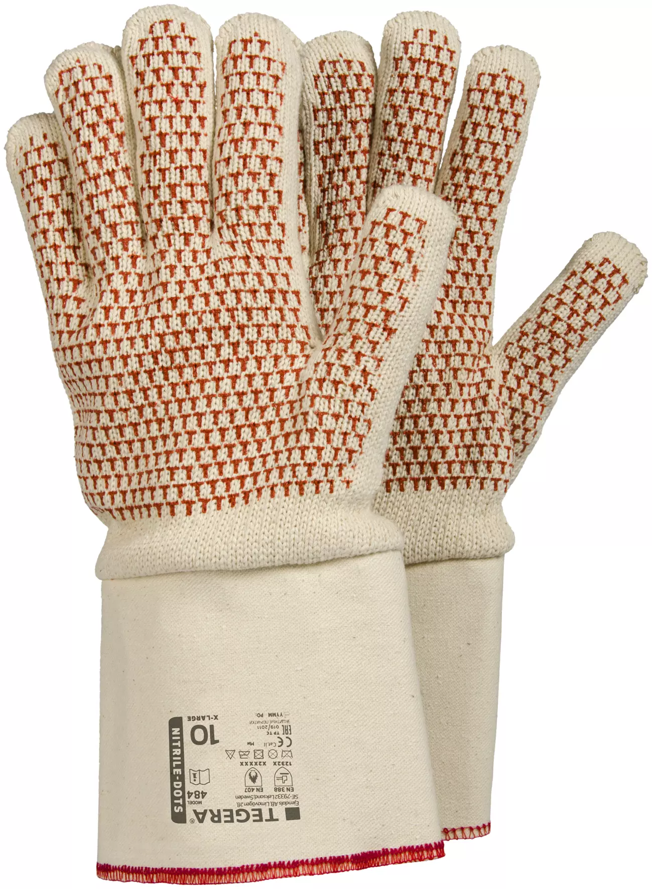 TEGERA 484, Synthetic Glove 484, Size 10, image 1
