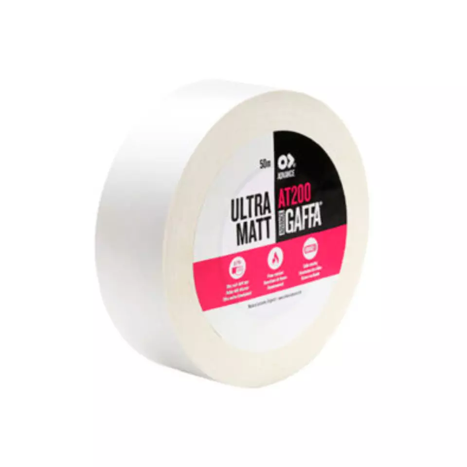 Telpak KT50GAFFAVA, White Cloth Tape 50mmx50m, image 1, gallery thumbnail
