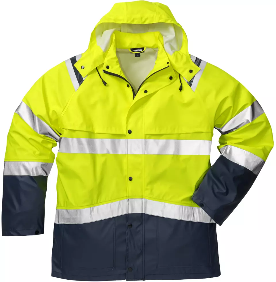 Fristads 114041-171, High vis Rain Coat Class 3 4634 RS