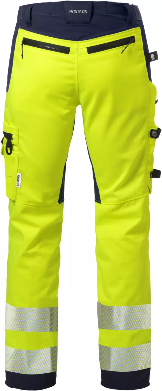Fristads 127734-171, High vis hantverkarbyxor stretch klass 2 2707 PLU, image 2, gallery thumbnail