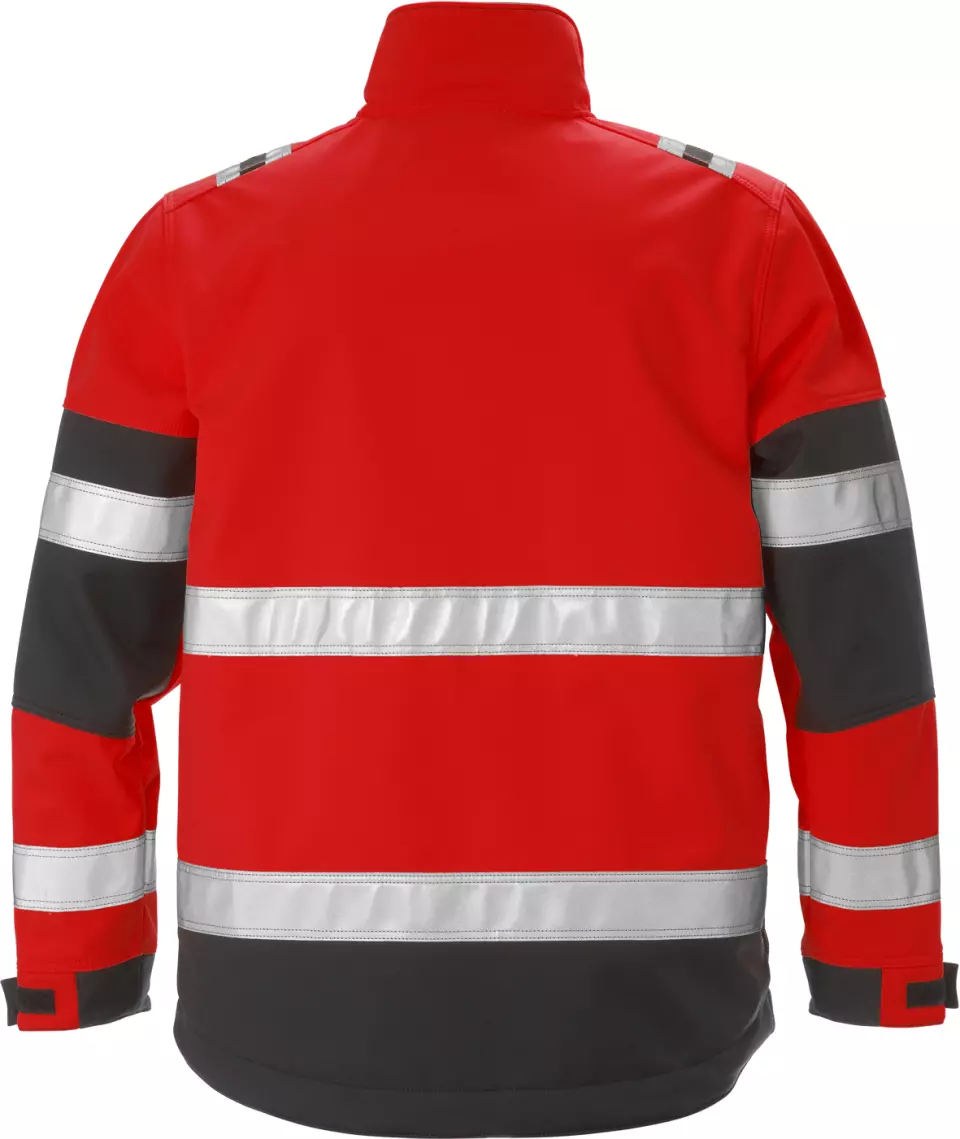 Fristads 125024-396, High vis Softshell Jacket Class 2 4083 WYH, image 2, gallery thumbnail