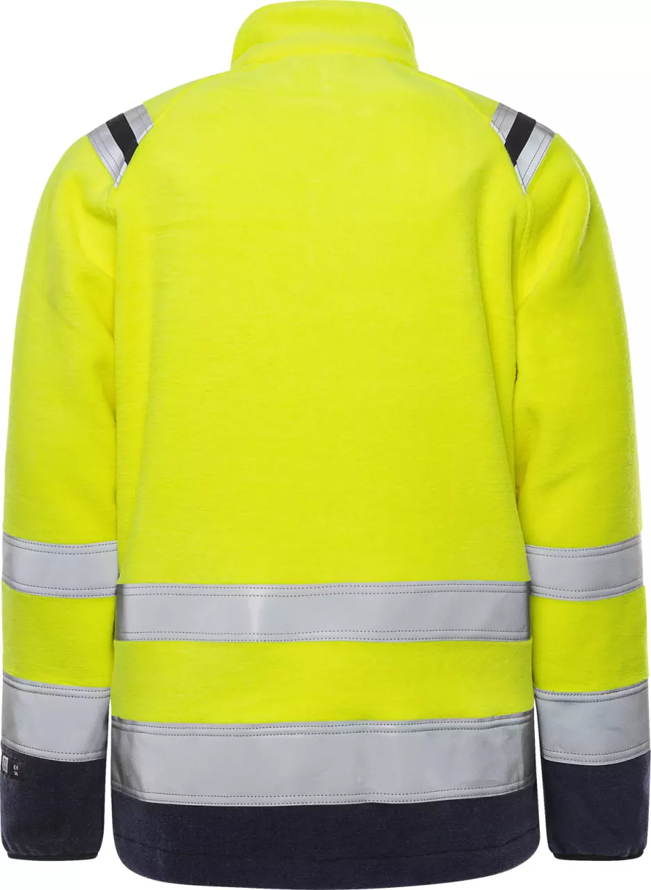 Fristads 122233-171, Flame Retardant Flamestat High Vis Fleece Jacket Class 3 4063 ATF, image 2, gallery thumbnail