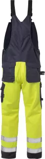 Fristads 125943-171, Flame Retardant High Vis Bib Overall Class 2 1585 FLAM, image 2, gallery thumbnail