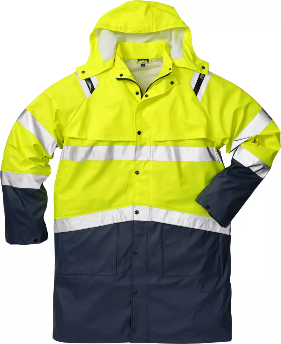 Fristads 114040-171, High vis Rain Coat Class 3 4634 RS