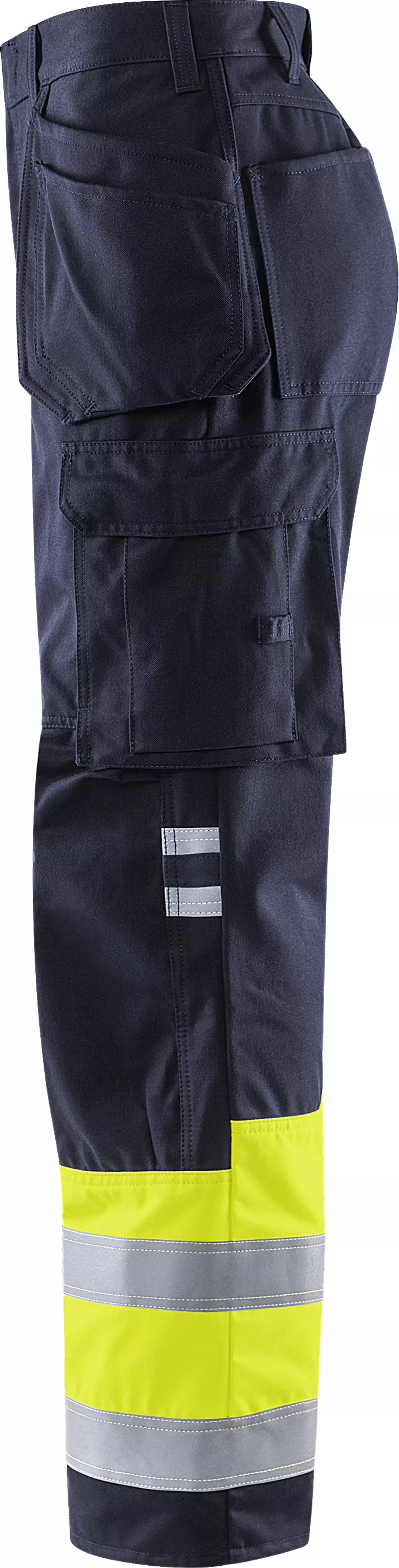 Fristads 109417-171, Flamskyddade Flamestat High vis hantverkarbyxor klass 1 2074 ATHS, image 3