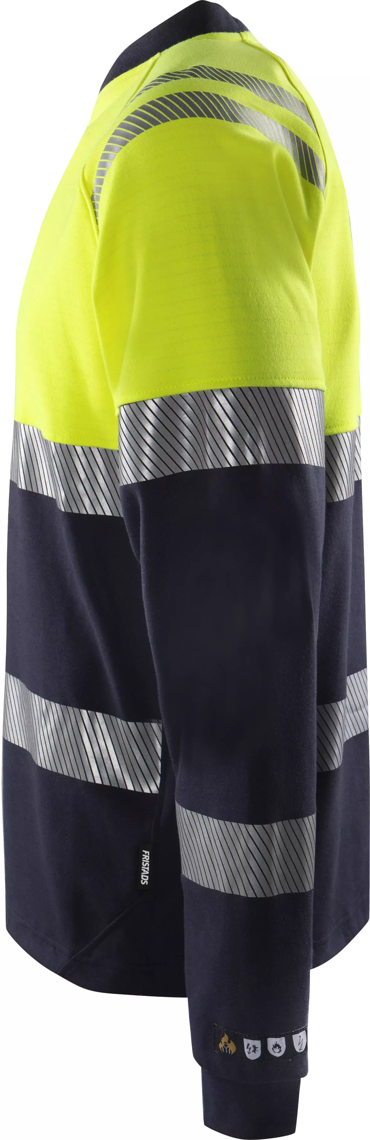 Fristads 133268-171, Palosuojattu Flamestat High vis pitkähihainen t-paita Luokka 1 7107 TFL, image 3
