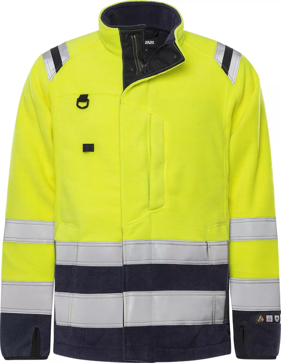 Fristads 122233-171, Flame Retardant Flamestat High Vis Fleece Jacket Class 3 4063 ATF