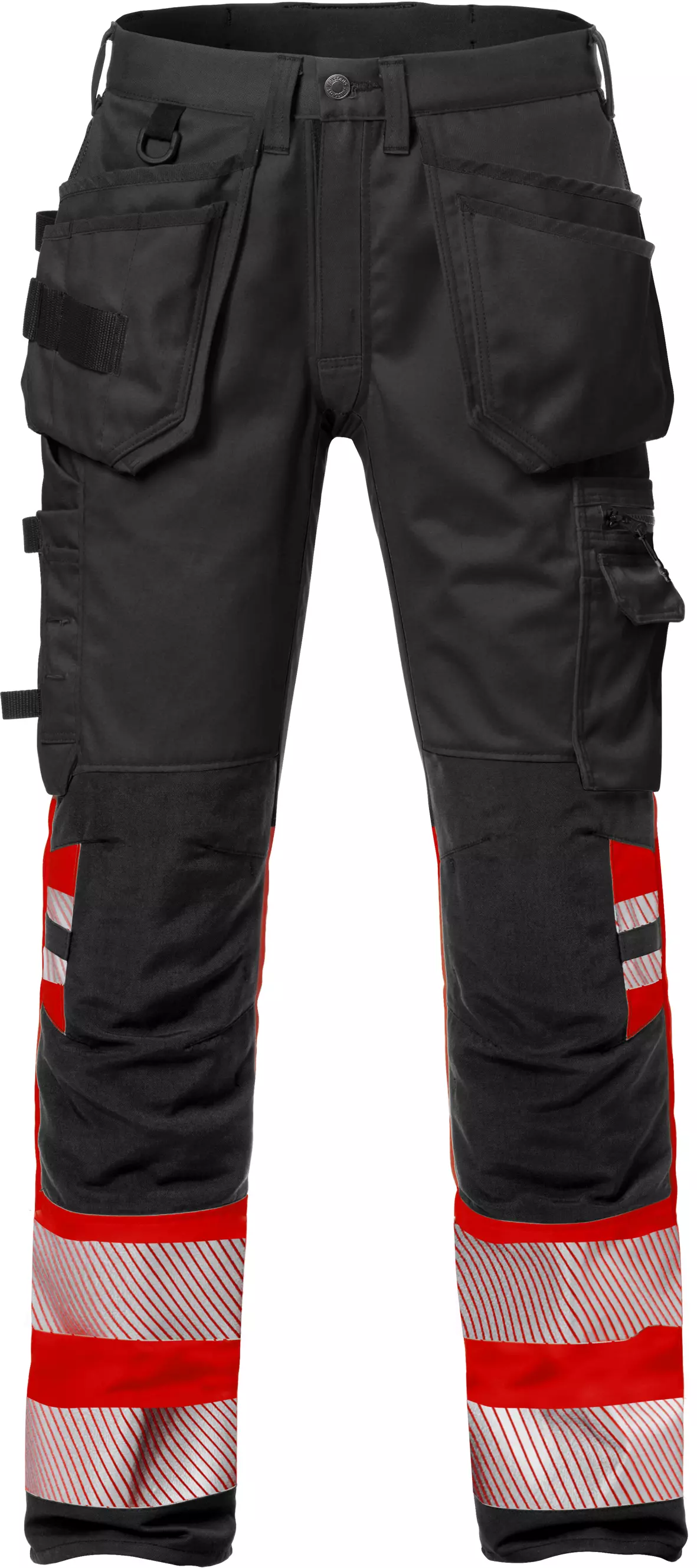 Fristads 127732-396, High vis Builder's Stretch Pants Class 1 2706 PLU, image 1