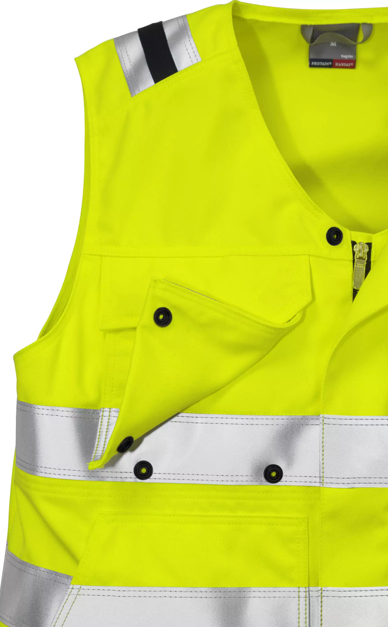 Fristads 110642-130, Flame Retardant Flamestat High Vis Vest Class 2 5075 ATHS, image 8