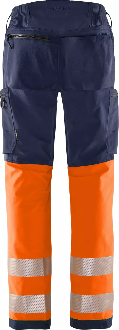 Fristads 134243-271, High vis Green stretch housut luokka 1 2647 GSTP, image 2, gallery thumbnail