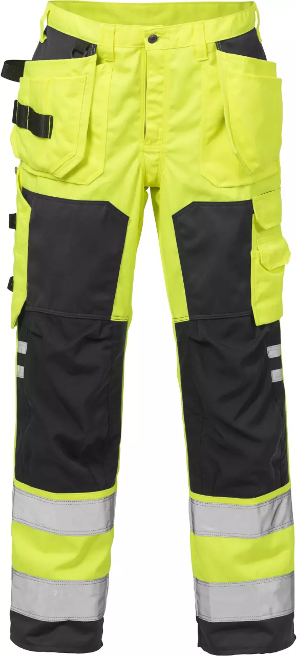 Fristads 100974-196, High vis Construction Pants Class 2, 2025 PLU, image 1, gallery thumbnail