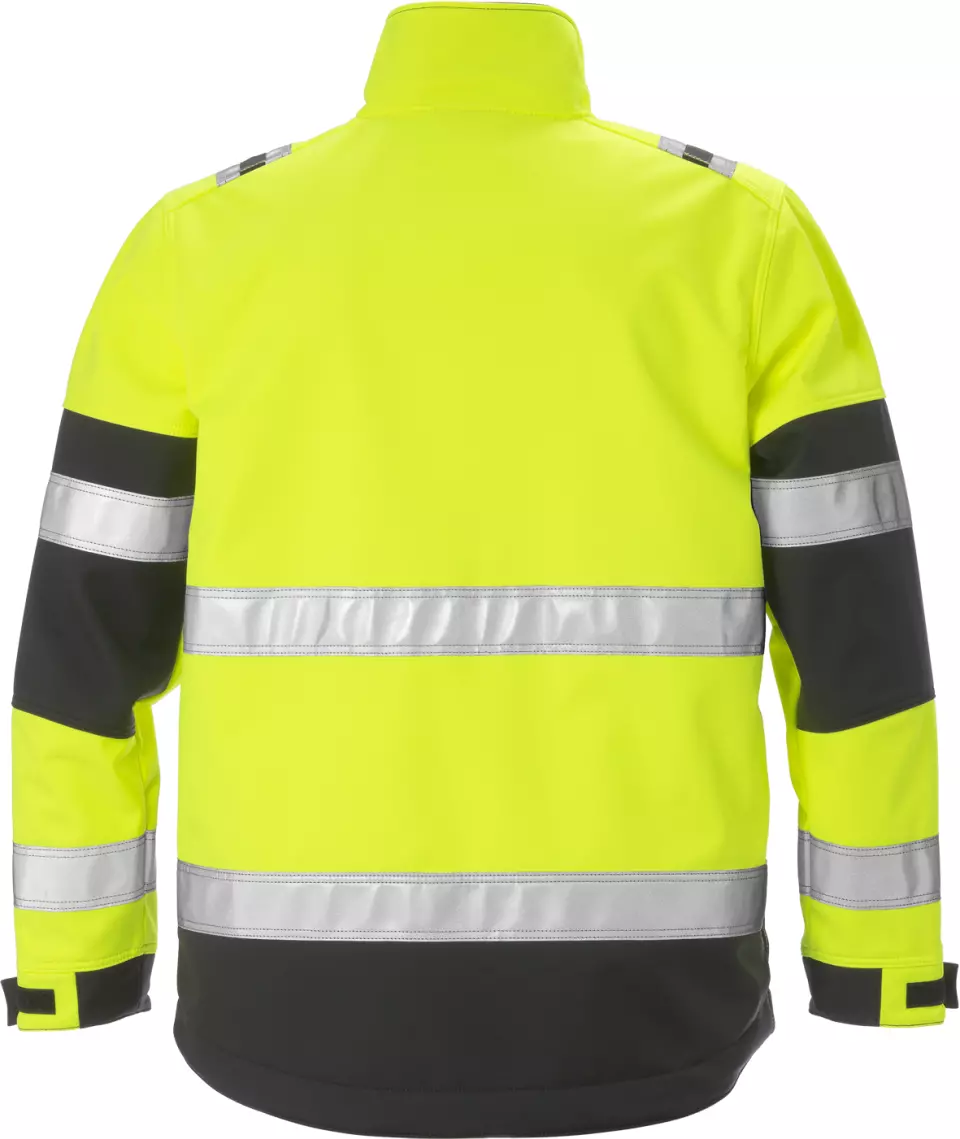 Fristads 125024-196, High vis Softshell Jacket Class 2 4083 WYH, image 2, gallery thumbnail