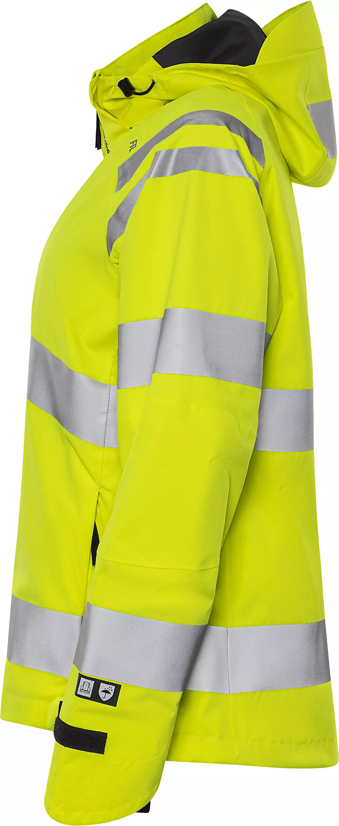 Fristads 301216-130, High vis Green Ladies Class 3 Shell Jacket 4681 GLPS, image 3